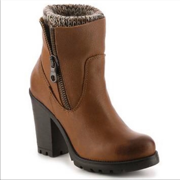 Steve Madden Shoes - STEVE MADDEN Sweaterr Cognac Booties